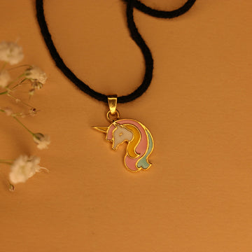 Unicorn kids black thread nazarbattu